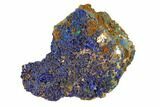 Druzy Azurite Crystals on Matrix - Morocco #160333-1